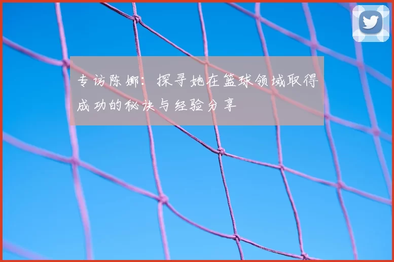 专访陈娜：探寻她在篮球领域取得成功的秘诀与经验分享
