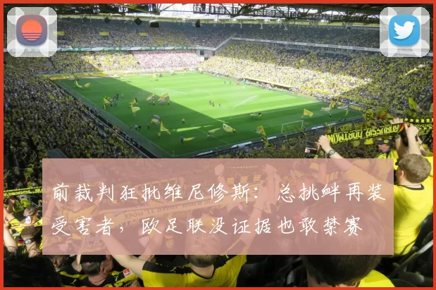 前裁判狂批维尼修斯：总挑衅再装受害者，欧足联没证据也敢禁赛