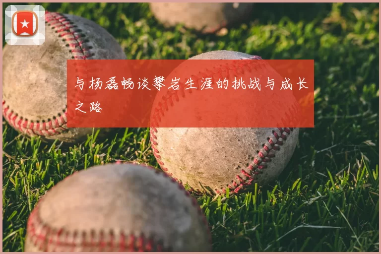与杨磊畅谈攀岩生涯的挑战与成长之路